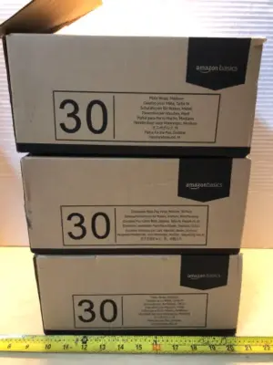 3 boxes male dog diapers