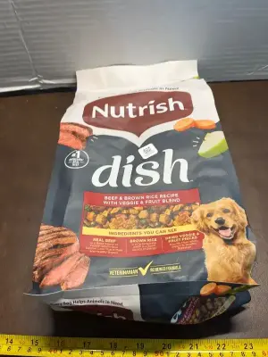 nutrish 3.75lbs dog food exp 05/26