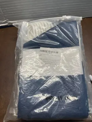 2ct navy blue bathroom shower curtains