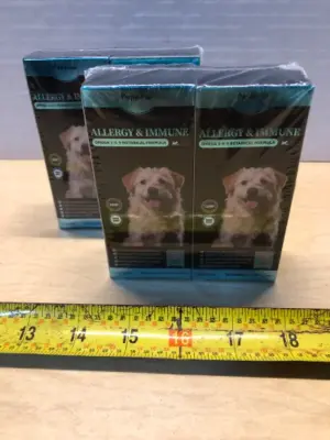 4 boxes 1oz each allergy and immune for dogs exp:8/27