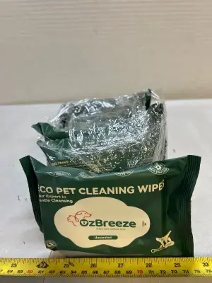 6 ct Eco pet cleaning wipes 07/27