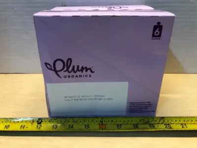 2 boxes Plum organic baby food in pouches exp:4/8/26