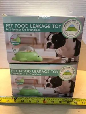 2 boxes pet food leakage toys