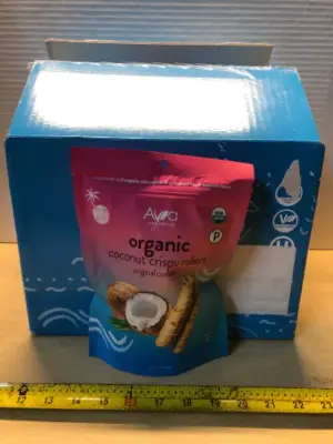 8 bag’s organic coconut crispy rollers exp:1/26/26