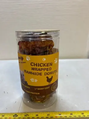 paw up chicken wrapped rawhide donuts 04/27