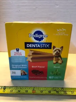 4 packs pedigree dentastix exp:6/26