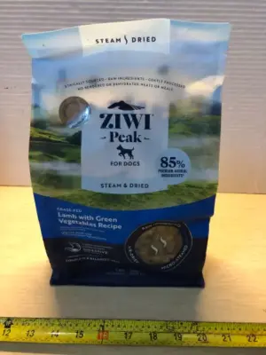 1.8lb ziwi peak steam and dried dog food exp:4/25/26