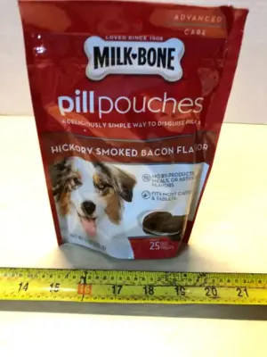 6oz milk bone pill pouches dog treats exp:11/22/26