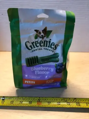 12oz greenies dental dog treats exp:10/1/25