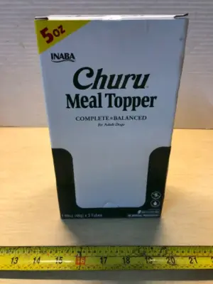 5oz churu meal topper for adults exp:5/14/26