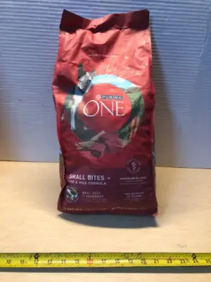 8 lb purina one dog food exp:4/26