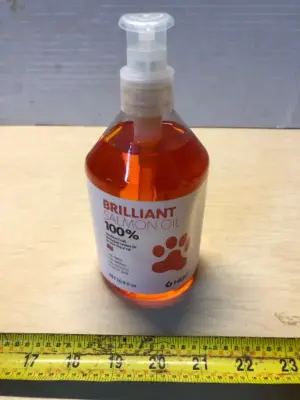 16.9oz brilliant salmon oil for dogs and cats