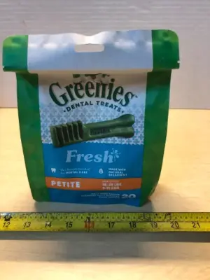 12oz greenies dental dog treats exp:12/25/29