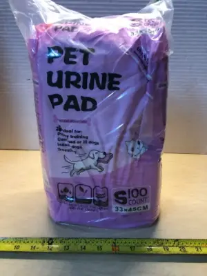 Small 100 count puppy pads