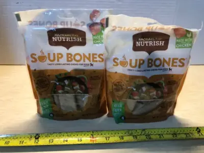 2 bags 12.6oz soup bones exp:5/26