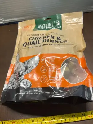 chicken & quail dinner 14oz exp 05/26