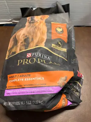 purina pro plan dog food 5lb (bag taped) exp 04/26
