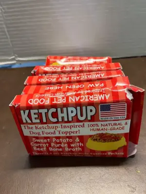 6ct the ketchup-inspired dog food topper exp 07/26