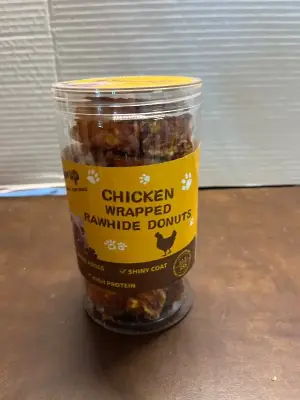 chicken wrapped rawhide donuts exp 0427
