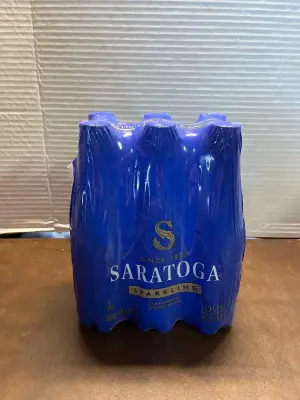 6pack saratoga sparkling water