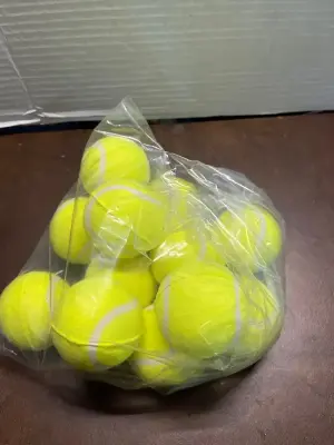 bag of tennis balls