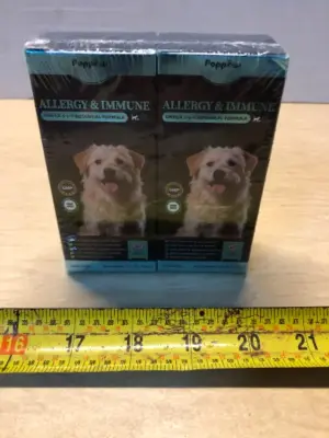 2 boxes 1oz each allergy and immune liquid drops for dogs exp:8/27