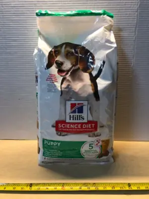15.5lb science diet puppy food exp:11/26
