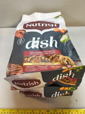 2 3.75 lb nutrish dog food 05/24/26