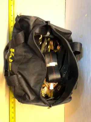 KJE bag full of ratchet straps