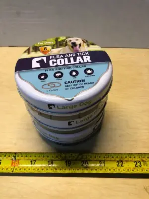 3pc large dog flea and tick collar