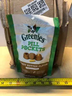 6 bags 7.9oz each greenies pill pockets exp:1/31/27