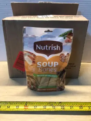 8 bags 6.3oz soup bones exp:7/7/27