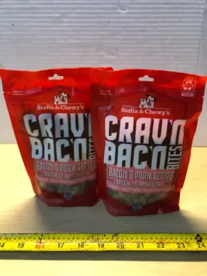 2 bags 8.25oz dog treats exp:1/15/25
