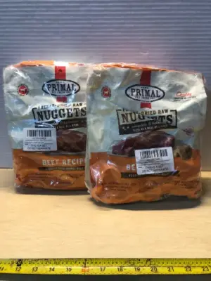 4 bags 14oz each freeze dried nuggets dog treats exp:5/15/26