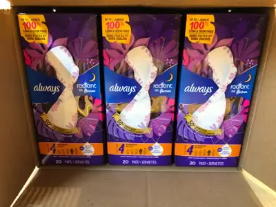 3 boxes 20pc DSG each always radiant level 4 pads with wings