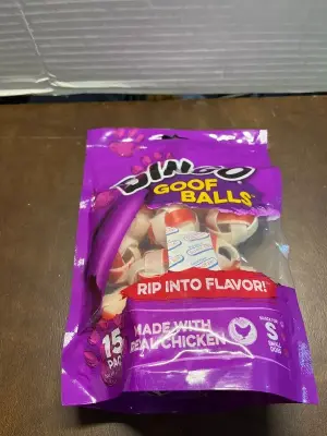 bingo goof  balls small dog treats exp12/28