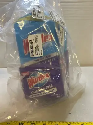 25 ammonia, free Windex wipes