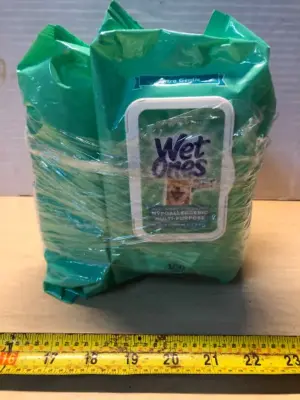 3 packs wet ones wipes for pets