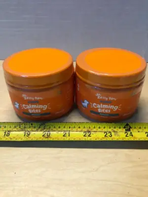 2 tubs 90 chews each calming bites for dogs exp:11/26