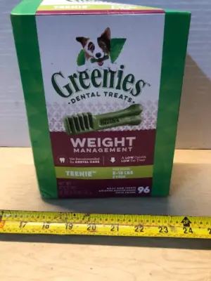 27oz greenies dental treats for dogs exp:5/27/29