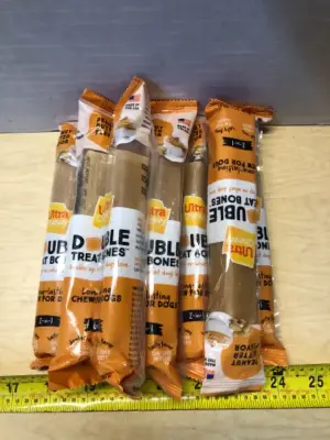 8 packs 2.8oz dog chews exp:2/27