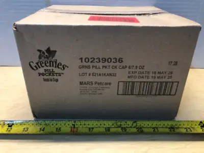 6 packs greenies pill pockets exp:5/18/26