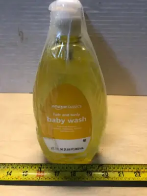 4 bottles 27.1oz hair and body baby wash