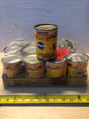 12 cans pedigree dog food exp:5/3/27