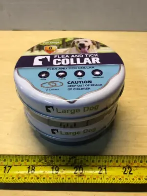 2pc large dog flea and tick collars