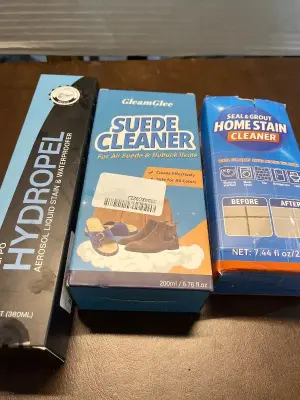 hybropel, suede cleaner , home stain