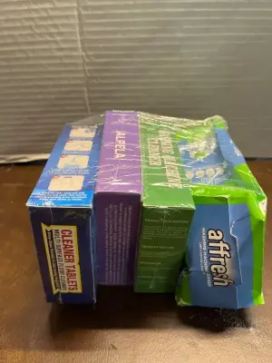 tub/washing machine, pipe & floor cleaner bundle