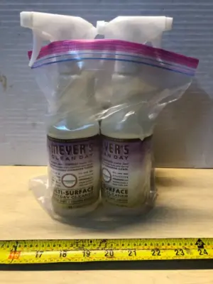 4 bottles 16oz each mrs. meyers multi surface cleaner
