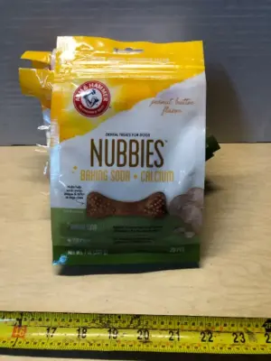 4 bags 7oz nubbies dog treats exp:5/20/28