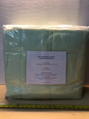 Light green king blanket